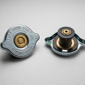 Radiator cap with gasket