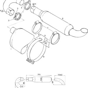 After-muffler assy.
