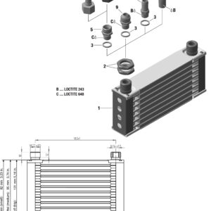 Adapter 3/4-16 unf/ M14 X 1,5
