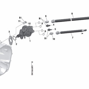 Adapter 1/2-20 unf/ M10 X 1