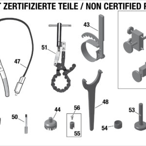 Crank case splithing tool assy.