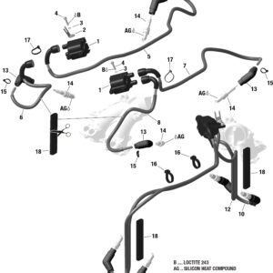 Ignition cable assy.