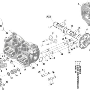 Valve push-rod assy.