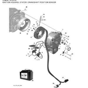 Ignition housing assy.