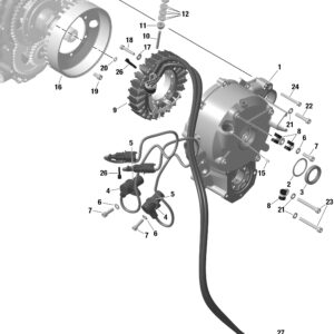 Ignition housing assy.