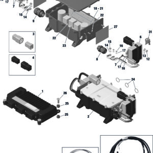 Nut set fuse box